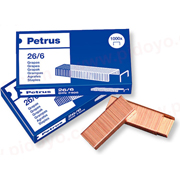 PETRUS GRAPAS 26/6 COBREADAS 1.000-PACK 55710